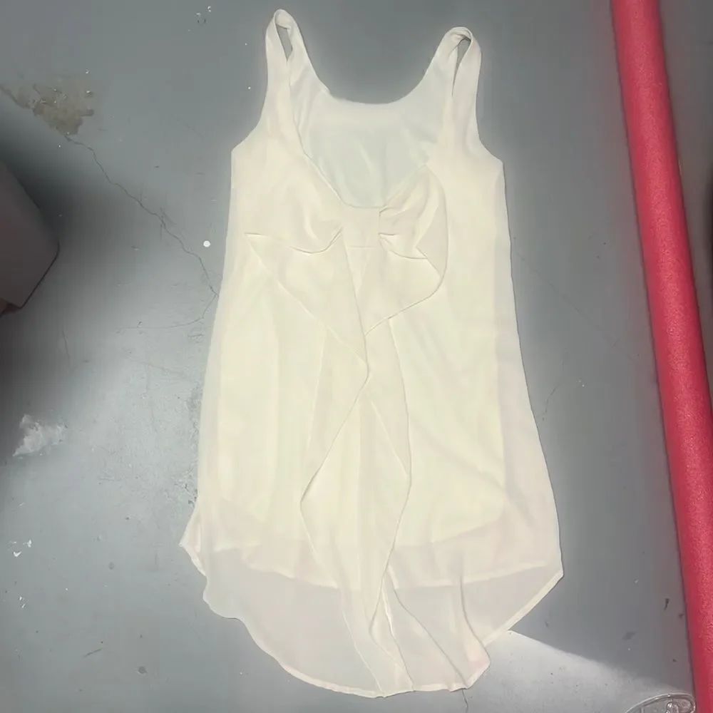 Size Small Cream Slip Mini Dress w/ Bow